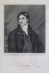 Ritratto di Samuel Taylor Coleridge (1772-1834), pubblicato nel 1819 da English School